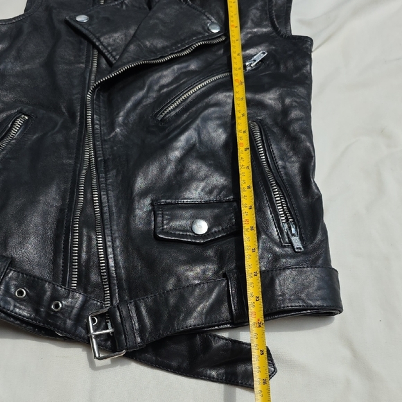 BLK DNM Black Leather Jacket - Picture 8 of 16